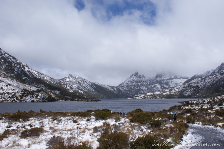 Australia, Tasmania, North West, Tasmania, Day 2. Cradle Mountain - Lake St Clair National Park. ‘Christmas’ in November, Snow, Dove Lake Circuit, , 