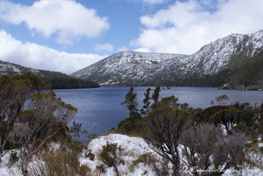 Australia, Tasmania, North West, Tasmania, Day 2. Cradle Mountain - Lake St Clair National Park. ‘Christmas’ in November, Snow, Dove Lake Circuit, , 