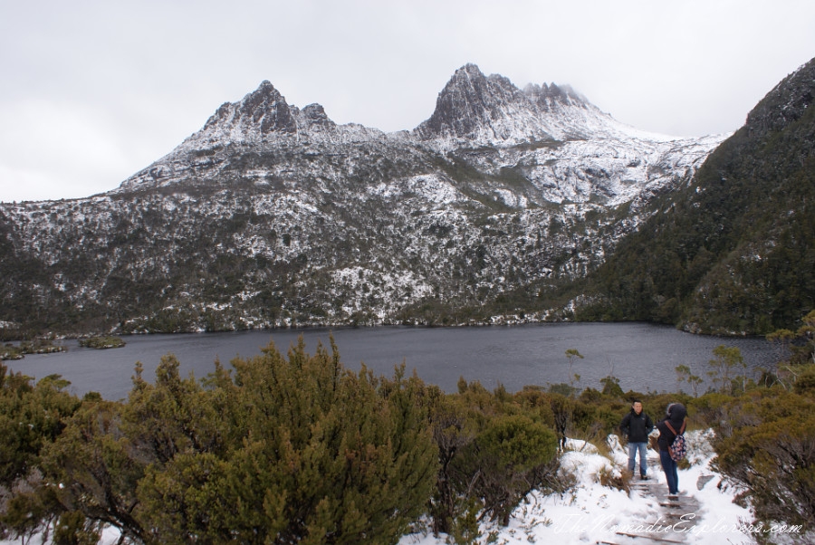 Australia, Tasmania, North West, Tasmania, Day 2. Cradle Mountain - Lake St Clair National Park. ‘Christmas’ in November, Snow, Dove Lake Circuit, , 