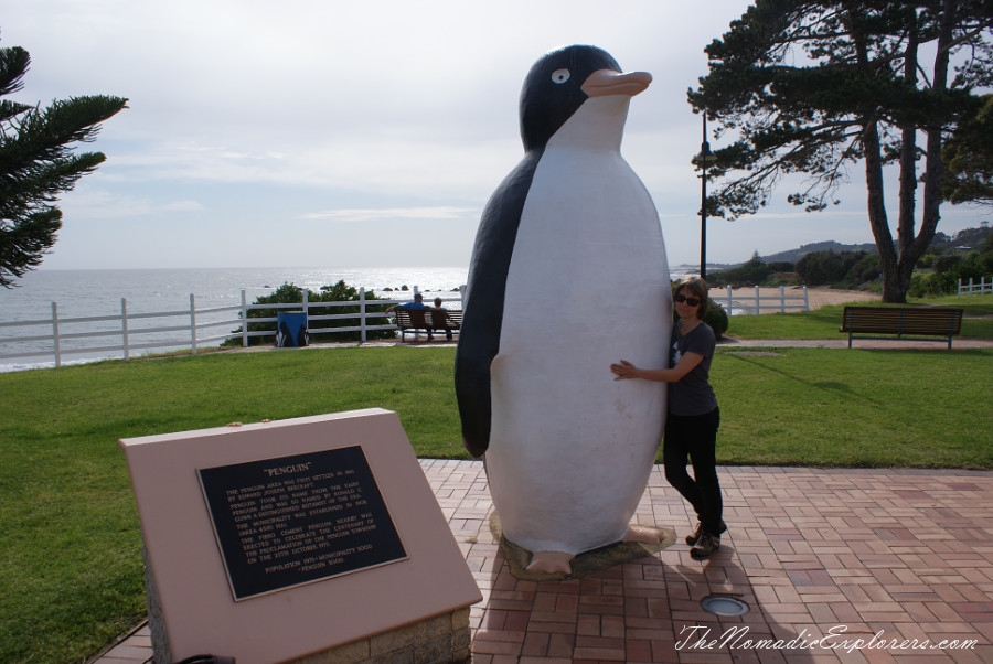 Australia, Tasmania, North West, Tasmania, Day 8. Way back to Launceston through Penguin and Sheffield. Cataract Gorge in Launceston., , 