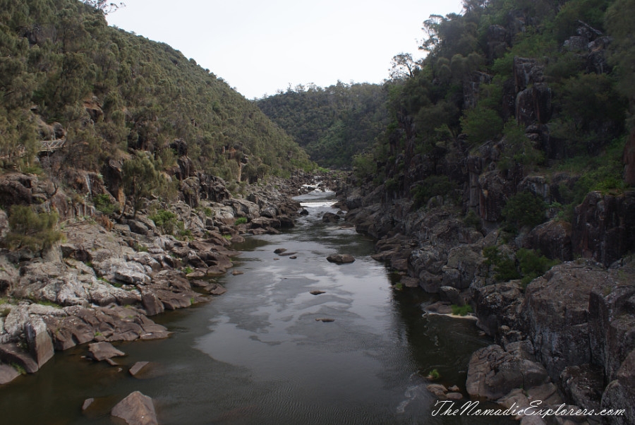 Australia, Tasmania, North West, Tasmania, Day 8. Way back to Launceston through Penguin and Sheffield. Cataract Gorge in Launceston., , 