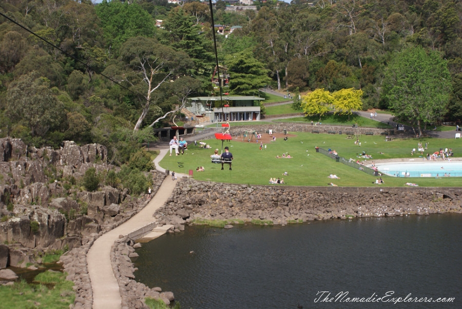 Australia, Tasmania, North West, Tasmania, Day 8. Way back to Launceston through Penguin and Sheffield. Cataract Gorge in Launceston., , 