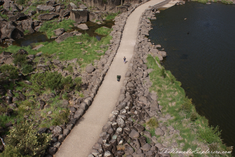 Australia, Tasmania, North West, Tasmania, Day 8. Way back to Launceston through Penguin and Sheffield. Cataract Gorge in Launceston., , 