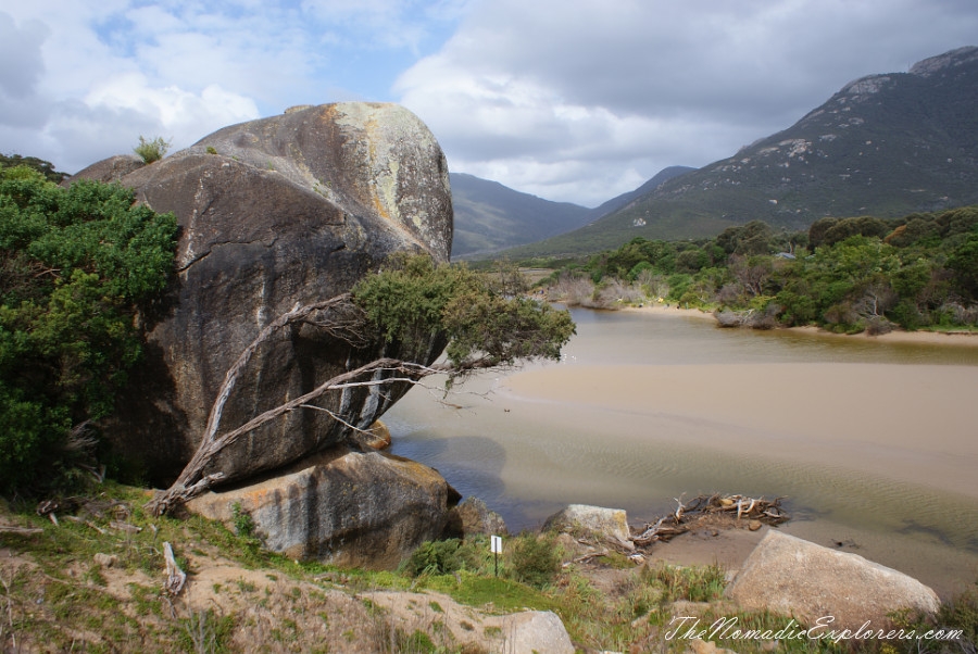 Australia, Victoria, Gippsland, A day in Wilsons Promontory National Park: Mount Oberon, Squeaky Beach, Tidal River / Norman Beach, , 