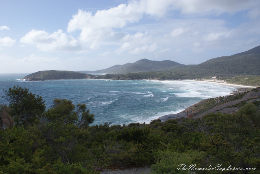 Australia, Victoria, Gippsland, A day in Wilsons Promontory National Park: Mount Oberon, Squeaky Beach, Tidal River / Norman Beach, , 