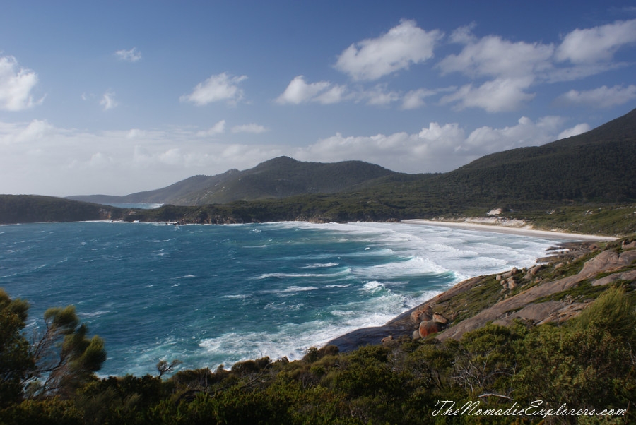 Australia, Victoria, Gippsland, A day in Wilsons Promontory National Park: Mount Oberon, Squeaky Beach, Tidal River / Norman Beach, , 