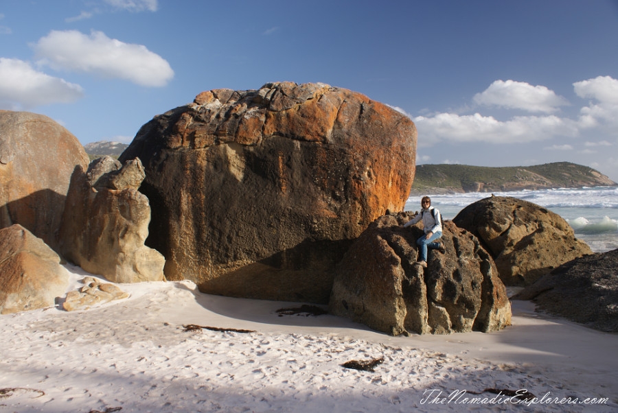 Australia, Victoria, Gippsland, A day in Wilsons Promontory National Park: Mount Oberon, Squeaky Beach, Tidal River / Norman Beach, , 