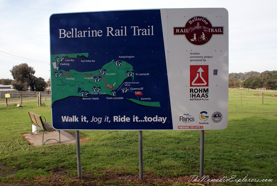 Australia, Victoria, Great Ocean Road, Cycling on the Bellarine Peninsula Rail Trail, , 