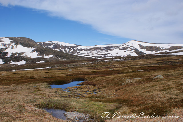 Australia, New South Wales, Snowy Mountains, Горы в Австралии - Гора Костюшко (Mt Kosciuszko - Main Range Walk – Charlotte Pass to Mount Kosciuszko), , 