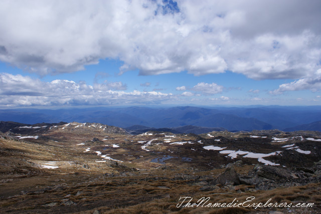 Australia, New South Wales, Snowy Mountains, Горы в Австралии - Гора Костюшко (Mt Kosciuszko - Main Range Walk – Charlotte Pass to Mount Kosciuszko), , 