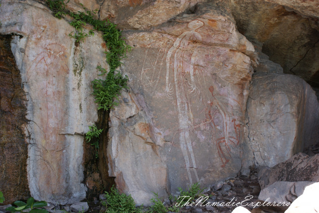 Australia, Northern Territory, Kakadu and Surrounds, Kakadu National Park. Aboriginal Rock Paintings at Nanguluwur and Nourlangie/Anbangbang Gallery, , 