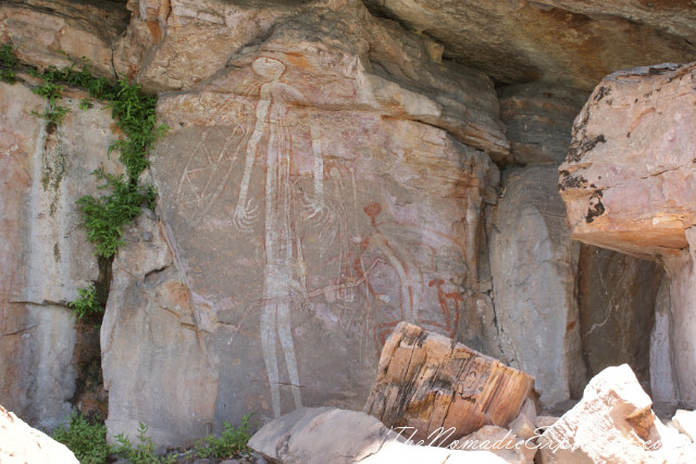 Australia, Northern Territory, Kakadu and Surrounds, Kakadu National Park. Aboriginal Rock Paintings at Nanguluwur and Nourlangie/Anbangbang Gallery, , 