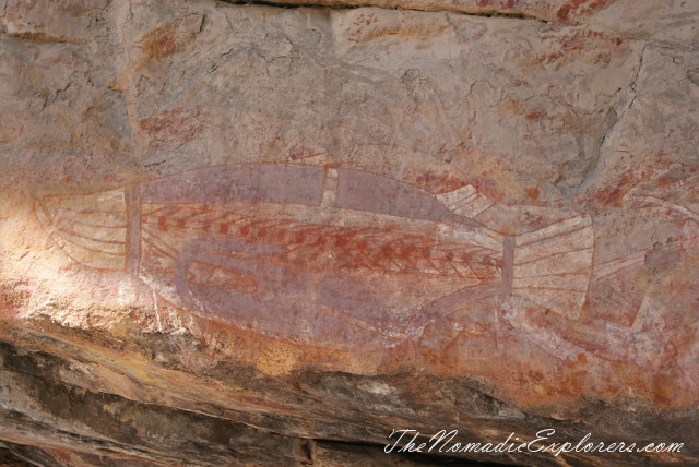 Australia, Northern Territory, Kakadu and Surrounds, Kakadu National Park. Aboriginal Rock Paintings at Nanguluwur and Nourlangie/Anbangbang Gallery, , 