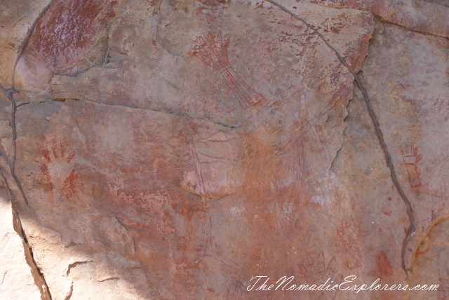 Australia, Northern Territory, Kakadu and Surrounds, Kakadu National Park. Aboriginal Rock Paintings at Nanguluwur and Nourlangie/Anbangbang Gallery, , 