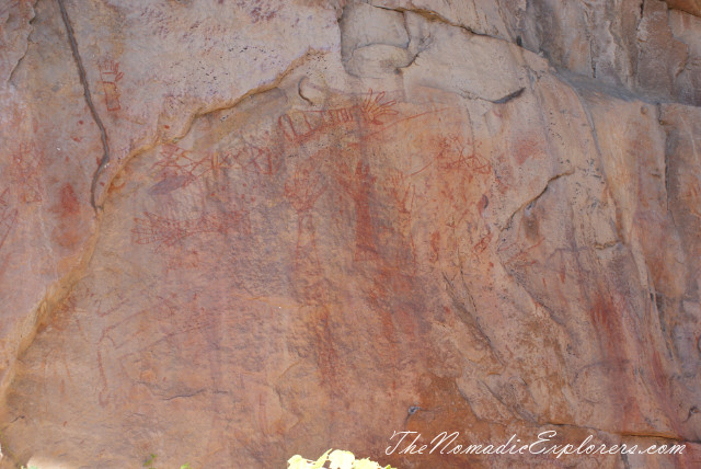 Australia, Northern Territory, Kakadu and Surrounds, Kakadu National Park. Aboriginal Rock Paintings at Nanguluwur and Nourlangie/Anbangbang Gallery, , 