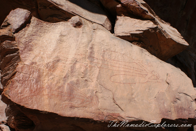 Australia, Northern Territory, Kakadu and Surrounds, Kakadu National Park. Aboriginal Rock Paintings at Nanguluwur and Nourlangie/Anbangbang Gallery, , 