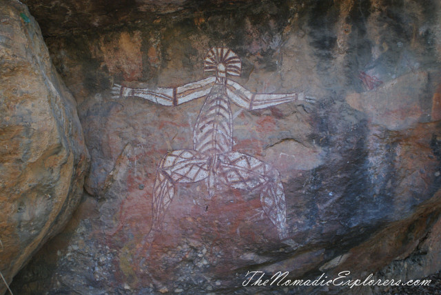 Australia, Northern Territory, Kakadu and Surrounds, Kakadu National Park. Aboriginal Rock Paintings at Nanguluwur and Nourlangie/Anbangbang Gallery, , 