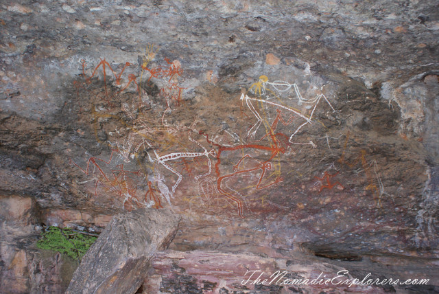 Australia, Northern Territory, Kakadu and Surrounds, Kakadu National Park. Aboriginal Rock Paintings at Nanguluwur and Nourlangie/Anbangbang Gallery, , 