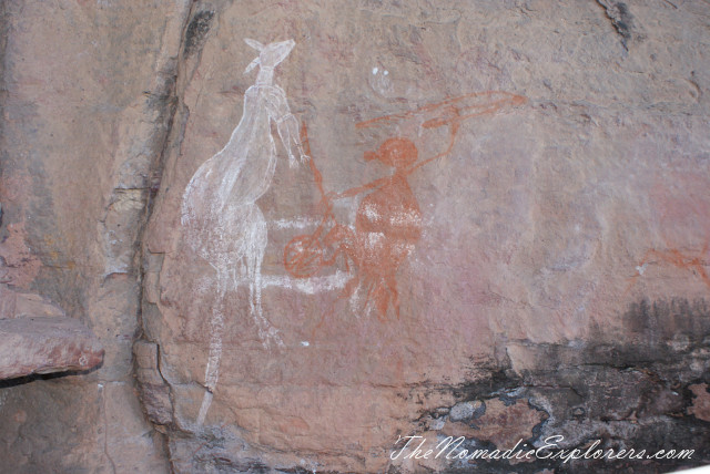 Australia, Northern Territory, Kakadu and Surrounds, Kakadu National Park. Aboriginal Rock Paintings at Nanguluwur and Nourlangie/Anbangbang Gallery, , 