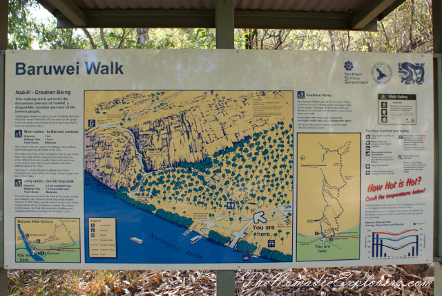 Australia, Northern Territory, Katherine and Surrounds, Nitmiluk National Park. Katherine Gorge, Baruwei Lookout, , 