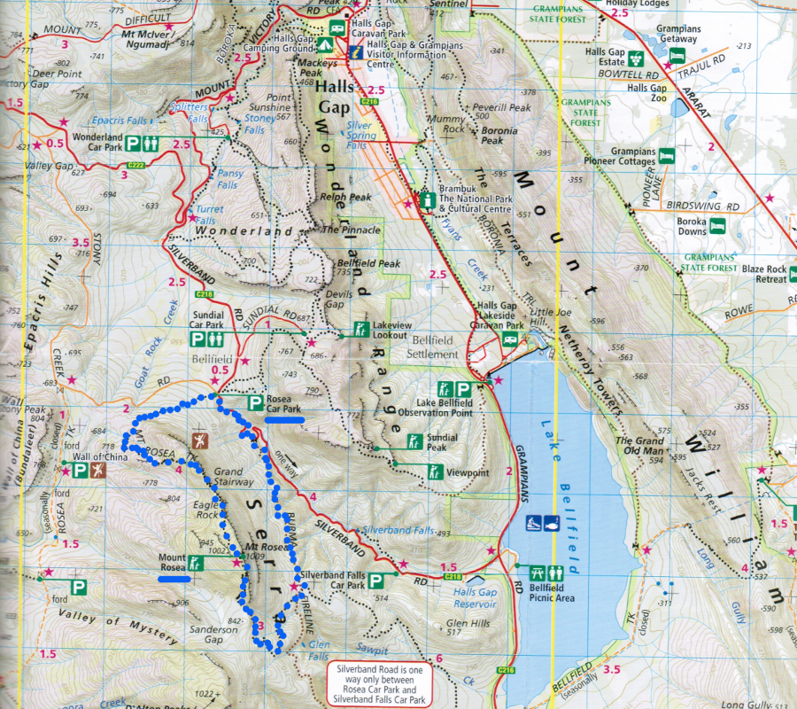 Australia, Victoria, Grampians, The Grampians: Mt Rosea Hike, , 