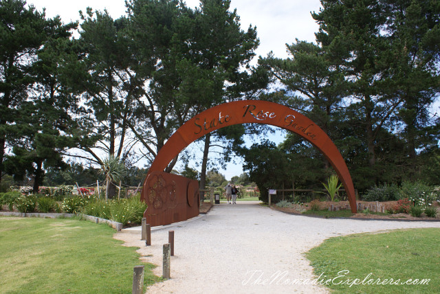 Australia, Victoria, Melbourne, Сад роз в Мельбурне - Victoria State Rose Garden, , 