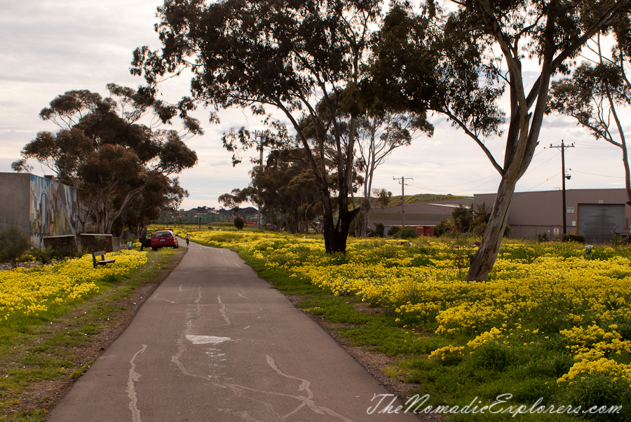 Australia, Victoria, Melbourne, Dark Side of Melbourne: Cycling from city to Werribee via Federation Trail, , 