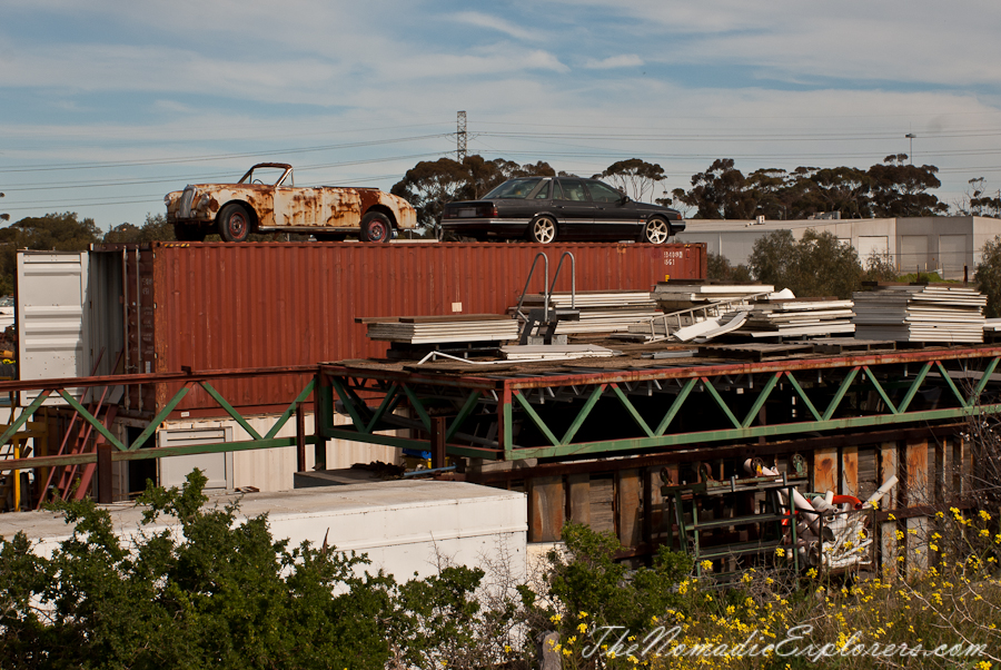 Australia, Victoria, Melbourne, Dark Side of Melbourne: Cycling from city to Werribee via Federation Trail, , 