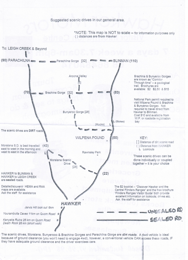 Australia, South Australia, Flinders Ranges and Outback, Flinders Ranges National Park - General Information, Maps, , 