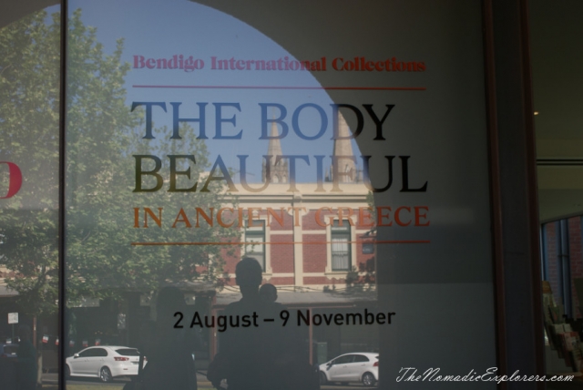 Australia, Victoria, Goldfields, Bendigo, A day in &quot;my&quot; life (in pictures) in Bendigo: The Body Beautiful exhibition, Bendigo Pottery, short walk, , 