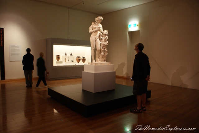 Australia, Victoria, Goldfields, Bendigo, A day in &quot;my&quot; life (in pictures) in Bendigo: The Body Beautiful exhibition, Bendigo Pottery, short walk, , 