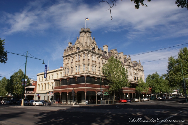 Australia, Victoria, Goldfields, Bendigo, A day in &quot;my&quot; life (in pictures) in Bendigo: The Body Beautiful exhibition, Bendigo Pottery, short walk, , 