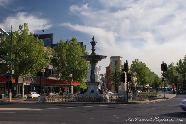 Australia, Victoria, Goldfields, Bendigo, A day in &quot;my&quot; life (in pictures) in Bendigo: The Body Beautiful exhibition, Bendigo Pottery, short walk, , 