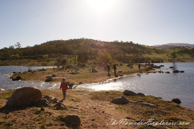 Australia, New South Wales, Snowy Mountains, Jindabyne. Прогулки по городу и вокруг озера., , 