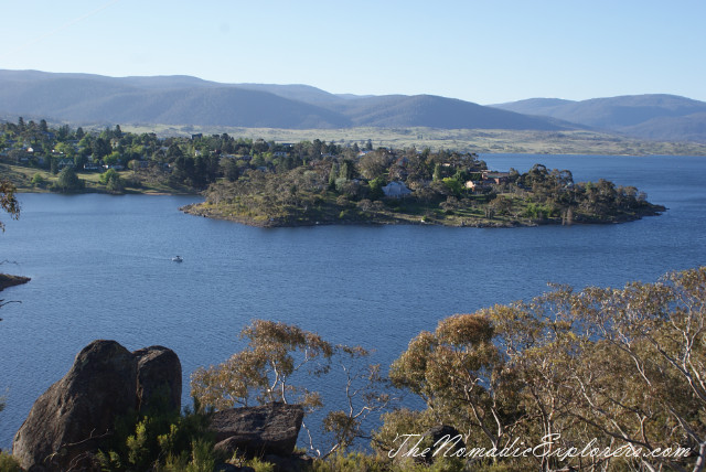 Australia, New South Wales, Snowy Mountains, Jindabyne. Прогулки по городу и вокруг озера., , 