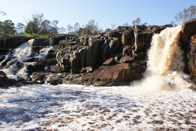 Australia, Victoria, Grampians, Водопады Wannon и Nigretta (Wannon Falls, Nigretta Falls), , 