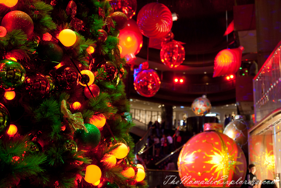 Australia, Victoria, Melbourne, Christmas Decorations In Melbourne - Evening Walk, , 