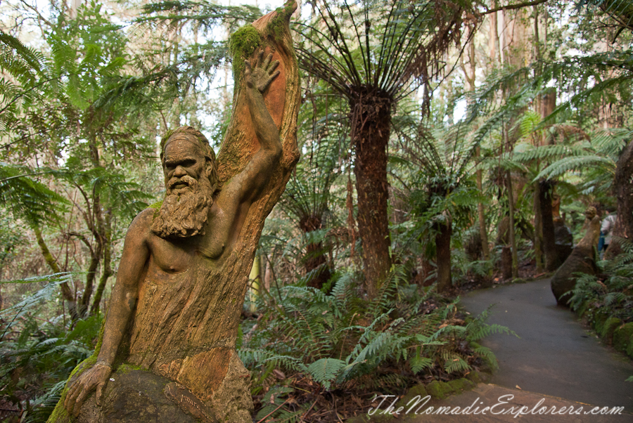 Australia, Victoria, Yarra Valley &amp; Dandenong Ranges, A nice hour out in the Dandenongs: William Ricketts Sanctuary, , 