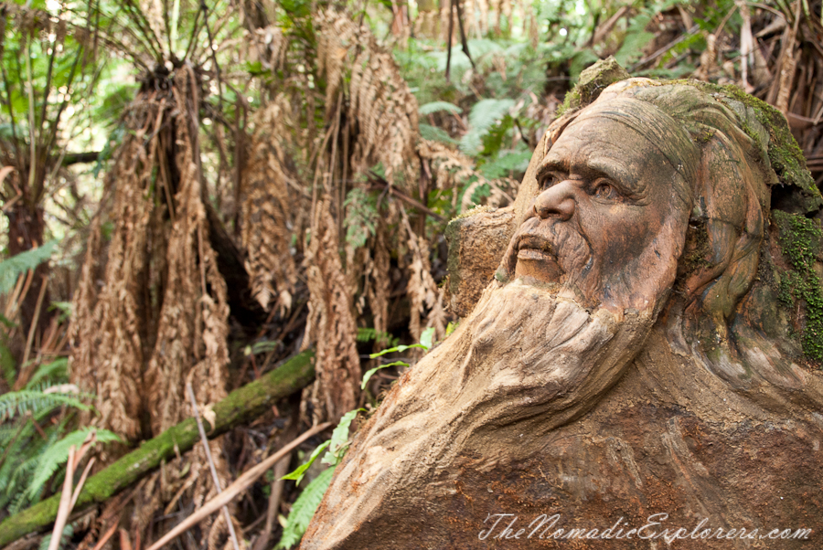 Australia, Victoria, Yarra Valley &amp; Dandenong Ranges, A nice hour out in the Dandenongs: William Ricketts Sanctuary, , 