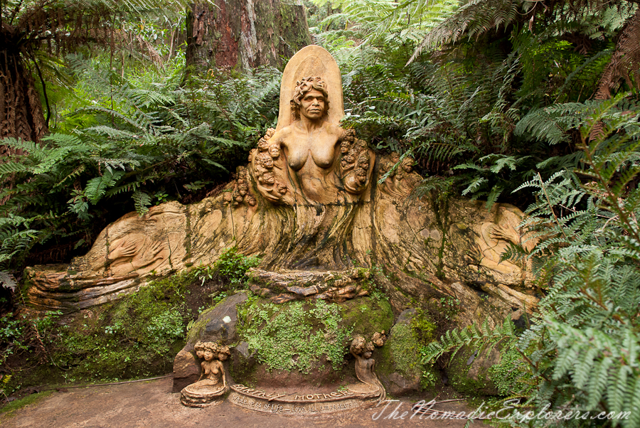 Australia, Victoria, Yarra Valley &amp; Dandenong Ranges, A nice hour out in the Dandenongs: William Ricketts Sanctuary, , 