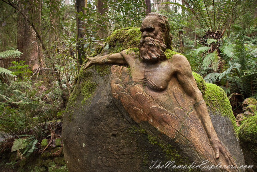 Australia, Victoria, Yarra Valley &amp; Dandenong Ranges, A nice hour out in the Dandenongs: William Ricketts Sanctuary, , 